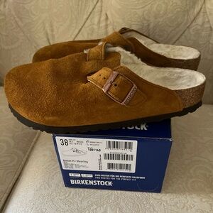 Birkenstock Boston Genuine Shearling Lined Clog